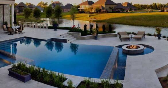 Custom designed pools