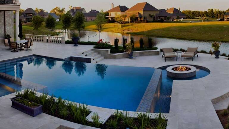 Custom designed pools