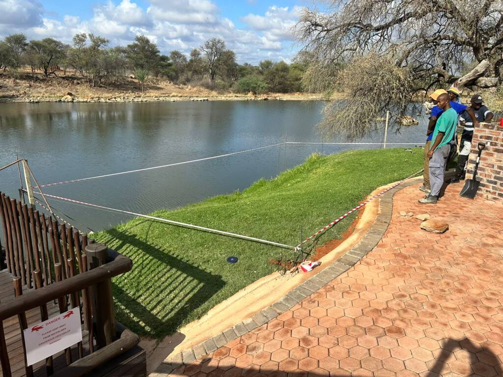 Pool Construction at Anaboom Lodge