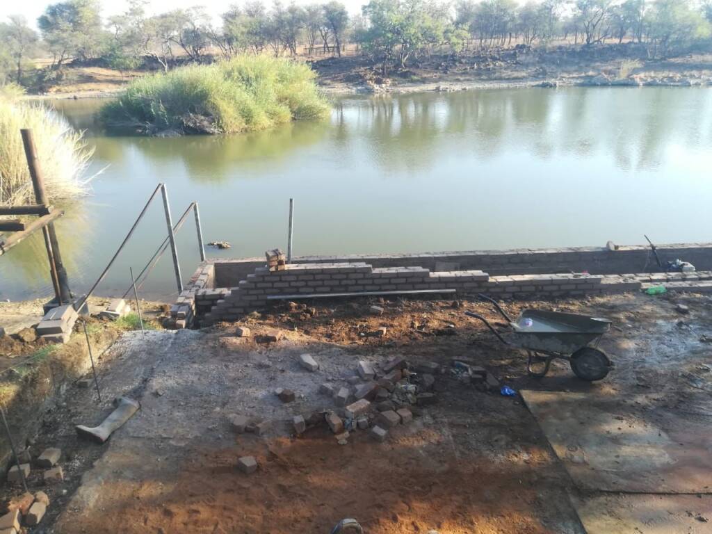 Pool Construction at Anaboom Lodge