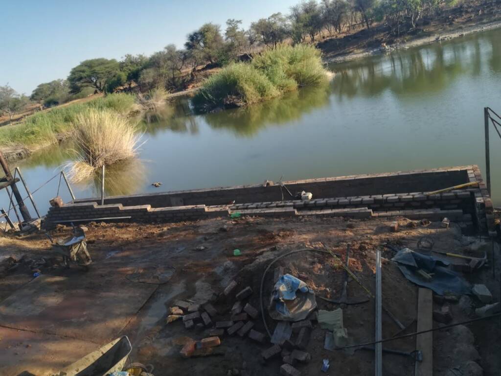 Pool Construction at Anaboom Lodge